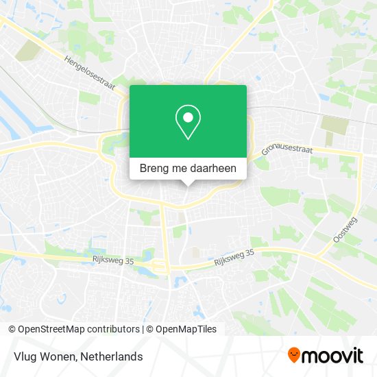 Vlug Wonen kaart