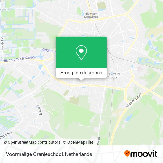 Voormalige Oranjeschool kaart