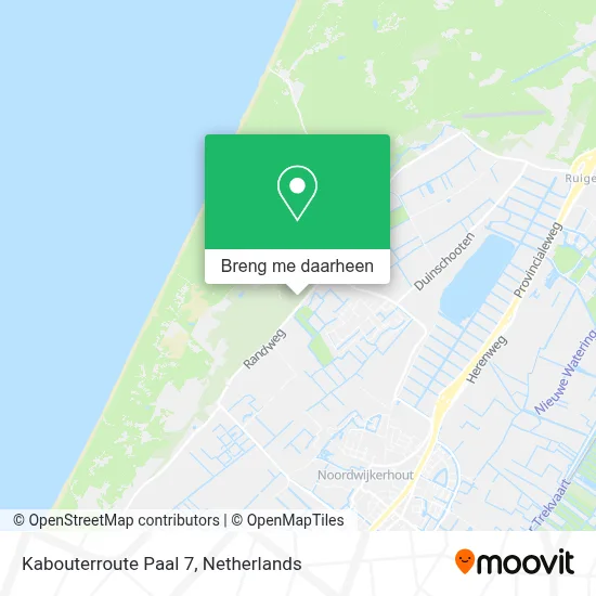 Kabouterroute Paal 7 kaart