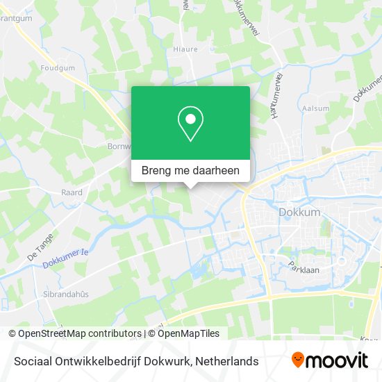 Sociaal Ontwikkelbedrijf Dokwurk kaart