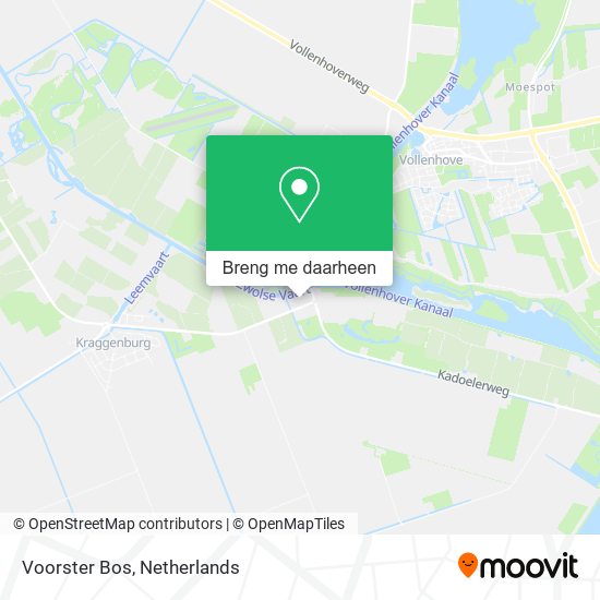 Voorster Bos kaart