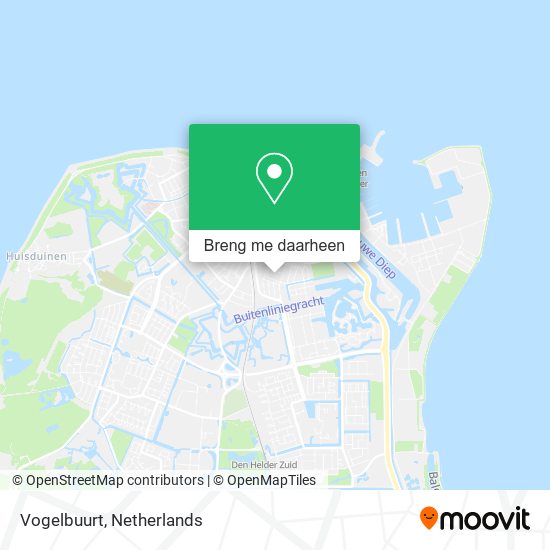 Vogelbuurt kaart