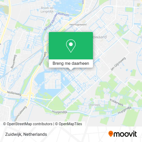 Zuidwijk kaart