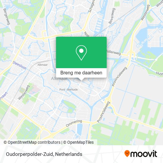 Oudorperpolder-Zuid kaart
