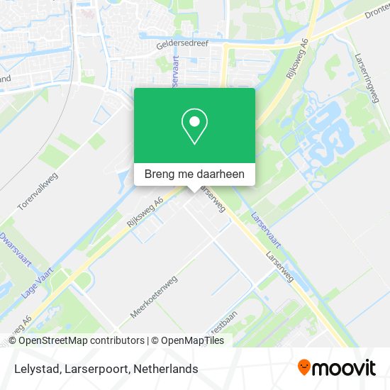 Lelystad, Larserpoort kaart