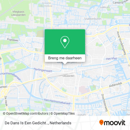 De Dans Is Een Gedicht.. kaart