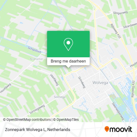 Zonnepark Wolvega L kaart