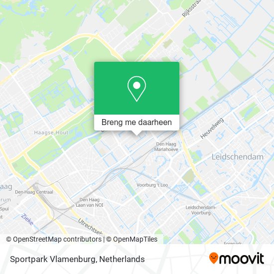 Sportpark Vlamenburg kaart