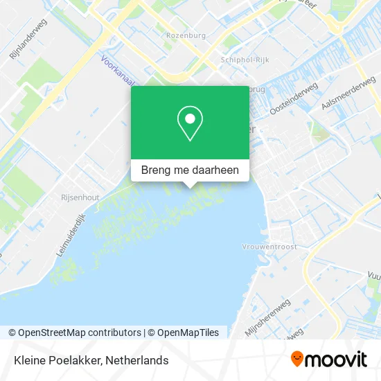 Kleine Poelakker kaart
