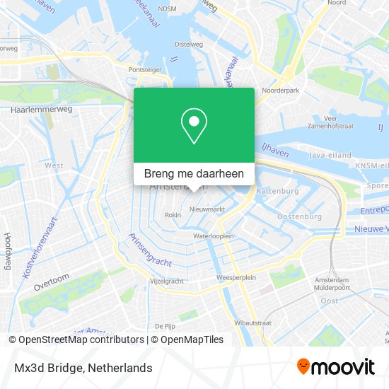 Mx3d Bridge kaart