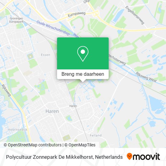 Polycultuur Zonnepark De Mikkelhorst kaart