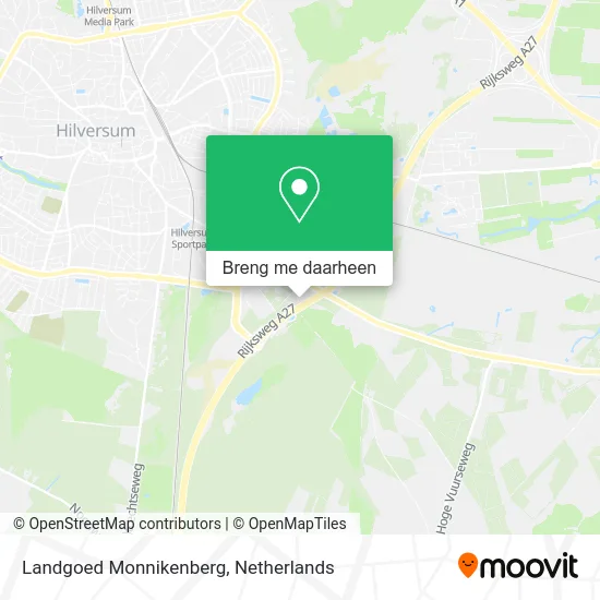Landgoed Monnikenberg kaart