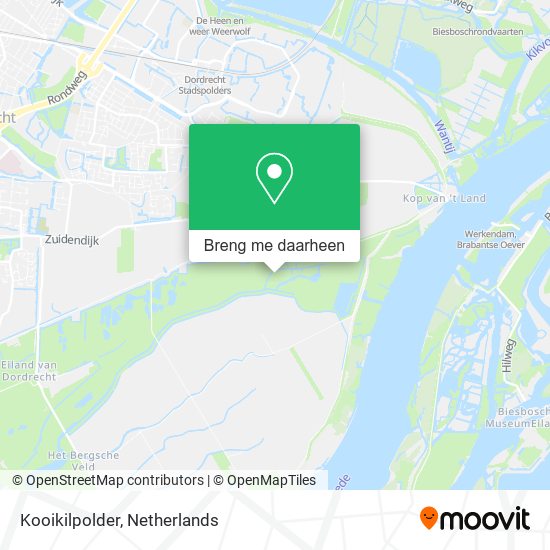 Kooikilpolder kaart