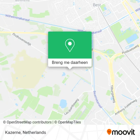 Kazerne kaart