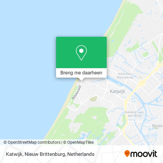 Katwijk, Nieuw Brittenburg kaart