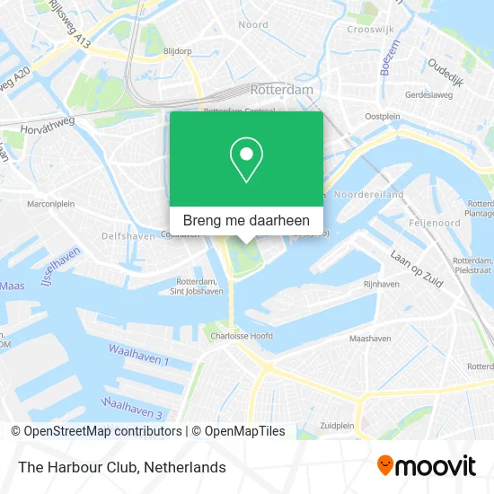 The Harbour Club kaart