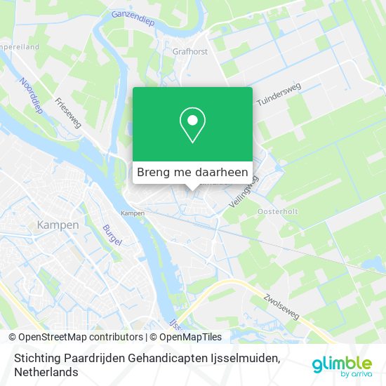Stichting Paardrijden Gehandicapten Ijsselmuiden kaart