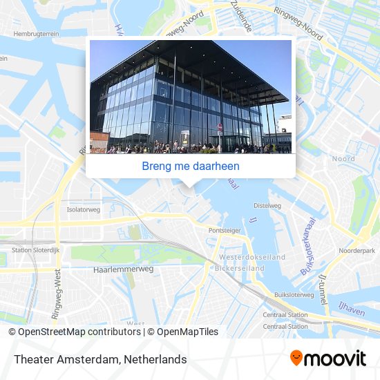 Theater Amsterdam kaart