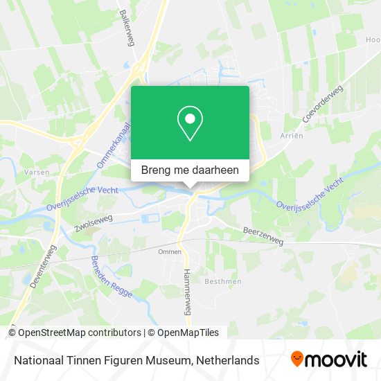 Nationaal Tinnen Figuren Museum kaart