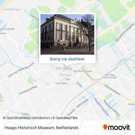Haags Historisch Museum kaart
