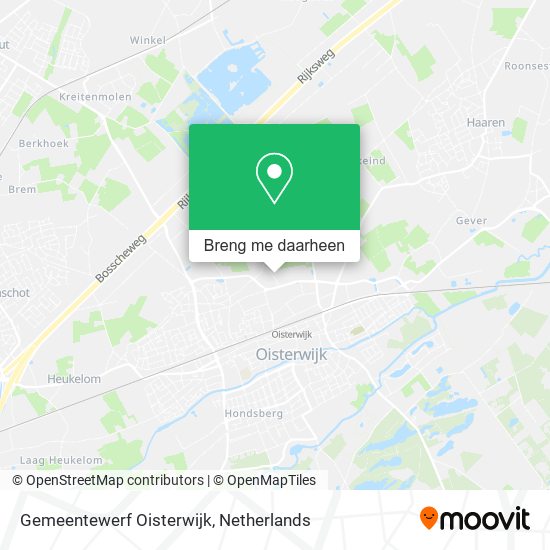 Gemeentewerf Oisterwijk kaart