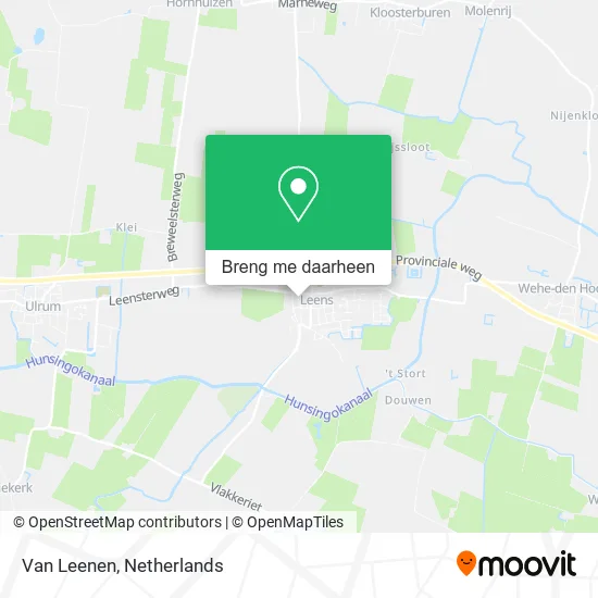 Van Leenen kaart
