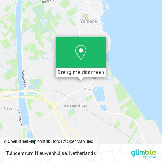 Tuincentrum Nieuwenhuijse kaart