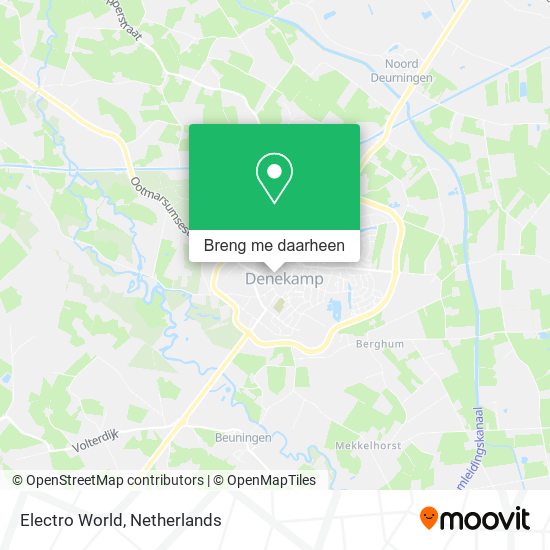 Electro World kaart