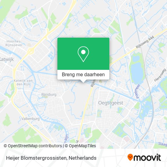 Heijer Blomstergrossisten kaart