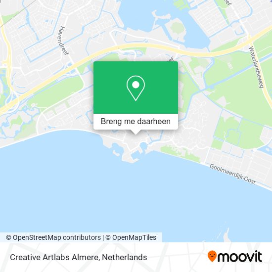 Creative Artlabs Almere kaart