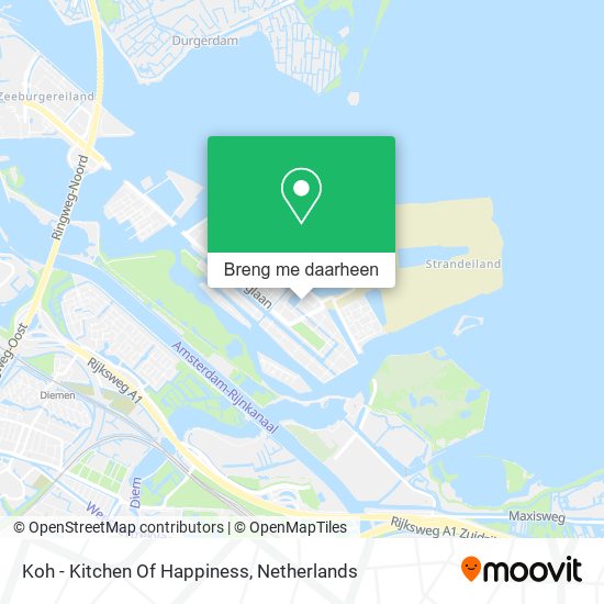 Koh - Kitchen Of Happiness kaart
