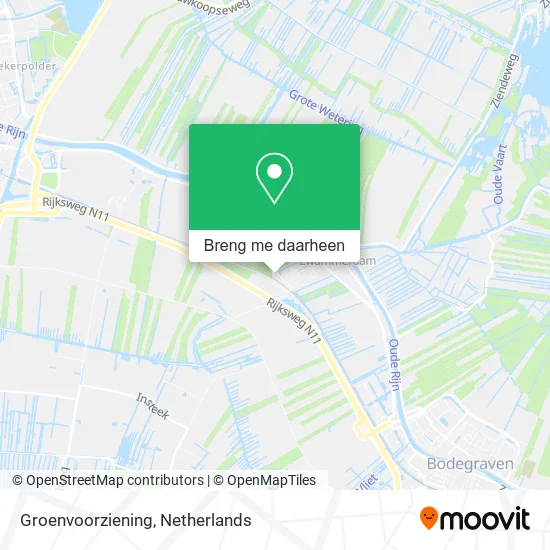 Groenvoorziening kaart