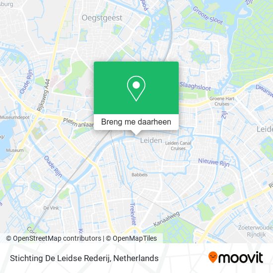 Stichting De Leidse Rederij kaart