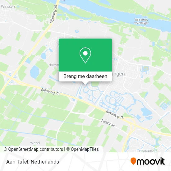 Aan Tafel kaart