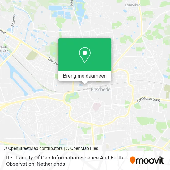 Itc - Faculty Of Geo-Information Science And Earth Observation kaart