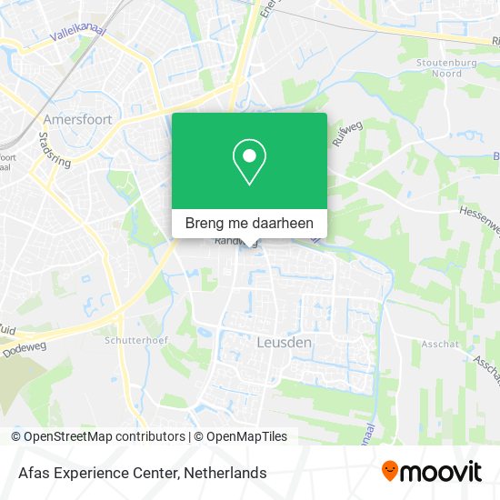 Afas Experience Center kaart