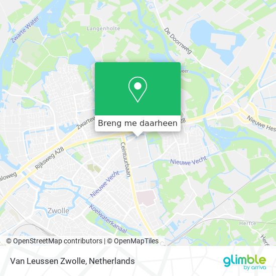 Van Leussen Zwolle kaart