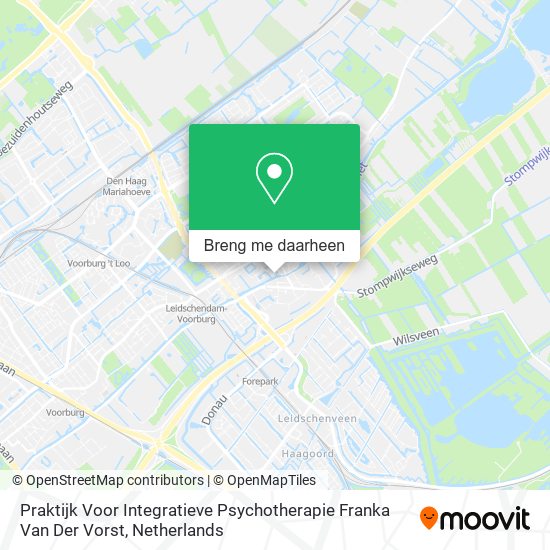 Praktijk Voor Integratieve Psychotherapie Franka Van Der Vorst kaart