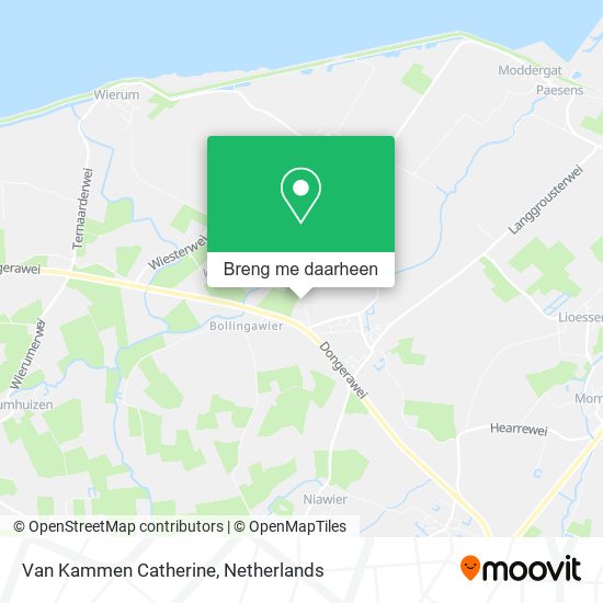 Van Kammen Catherine kaart