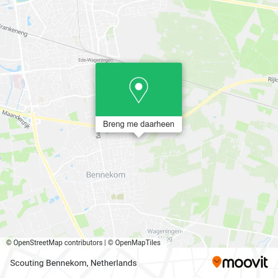 Scouting Bennekom kaart