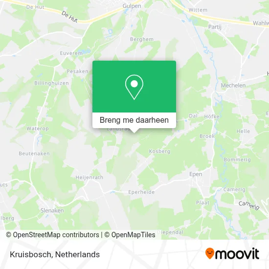 Kruisbosch kaart