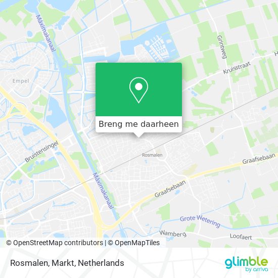 Rosmalen, Markt kaart