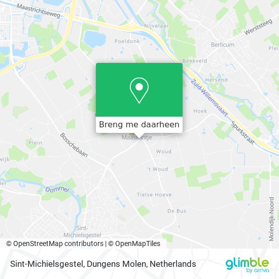 Sint-Michielsgestel, Dungens Molen kaart