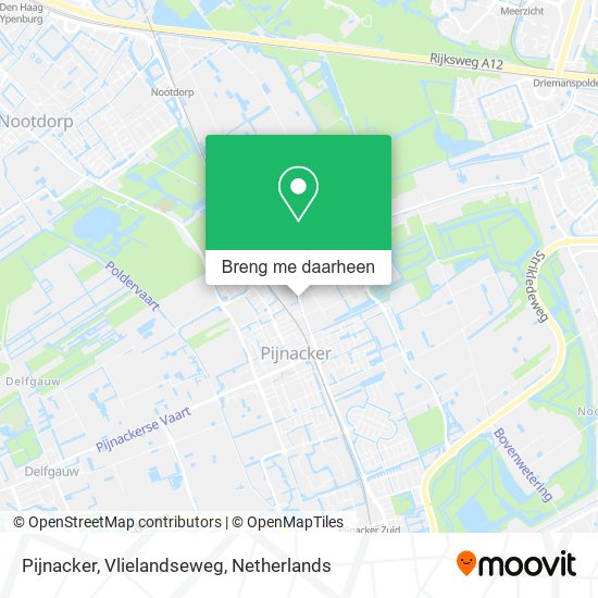 Pijnacker, Vlielandseweg kaart