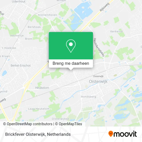 Brickfever Oisterwijk kaart