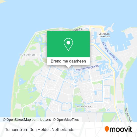 Tuincentrum Den Helder kaart
