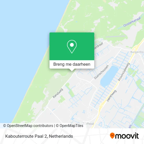 Kabouterroute Paal 2 kaart