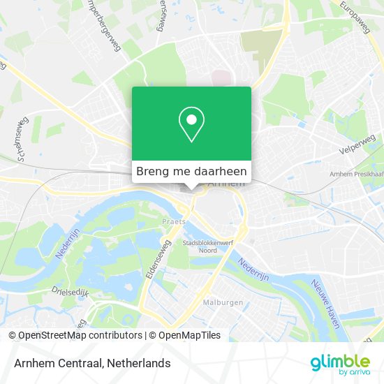 Arnhem Centraal kaart