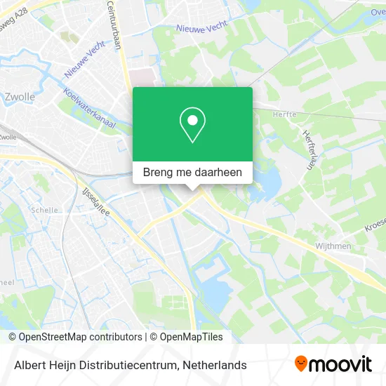 Albert Heijn Distributiecentrum kaart