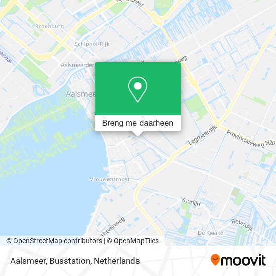 Aalsmeer, Busstation kaart